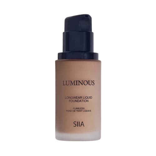 Shop Siia Cosmetics Luminous Longwear Liquid Foundation In Mocha