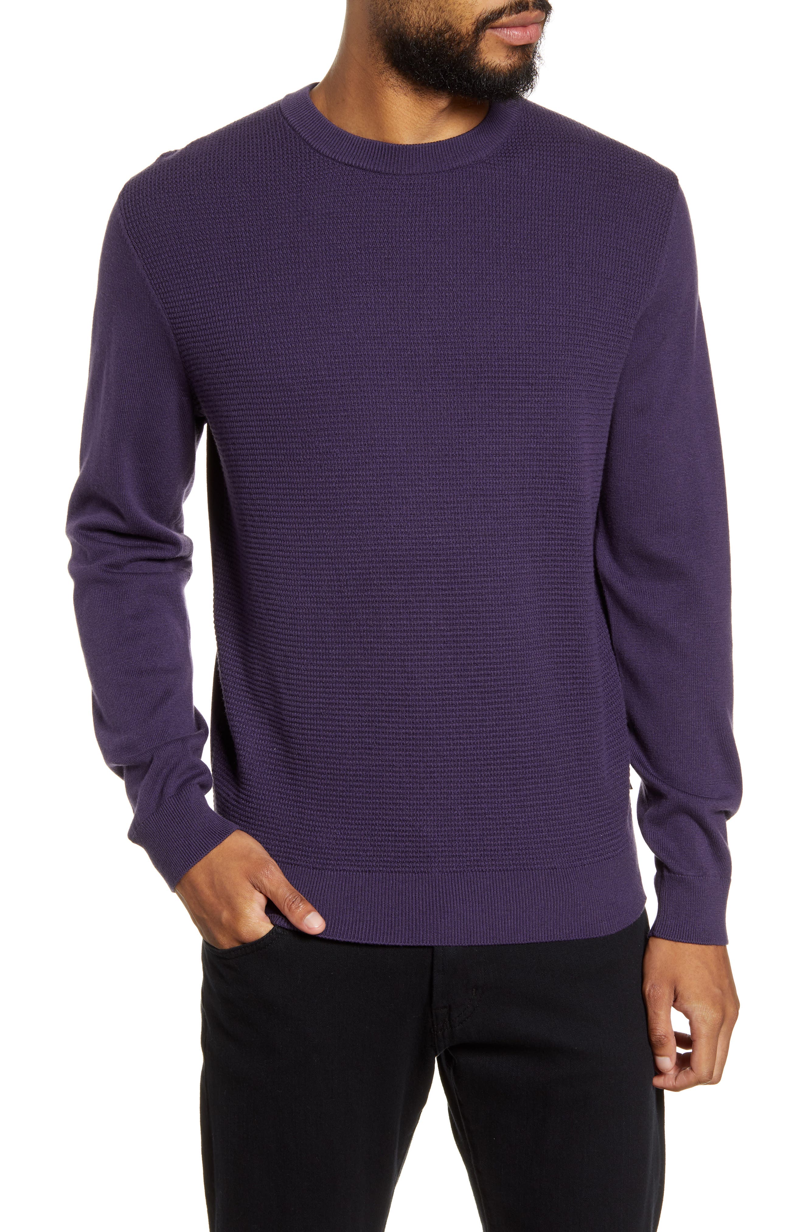 dark purple sweaters