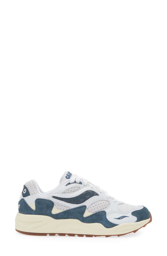 Shop Saucony Grid Shadow 2 Ivy Prep Sneaker In White/ Navy