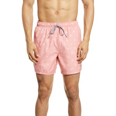 Ted Baker London Lobster Print Swim Trunks