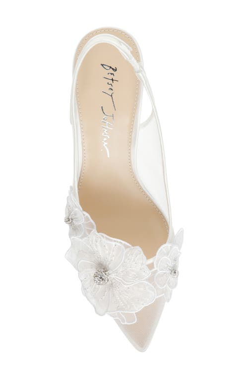 BETSEY JOHNSON BETSEY JOHNSON PETRA SLINGBACK POINTED TOE PUMP