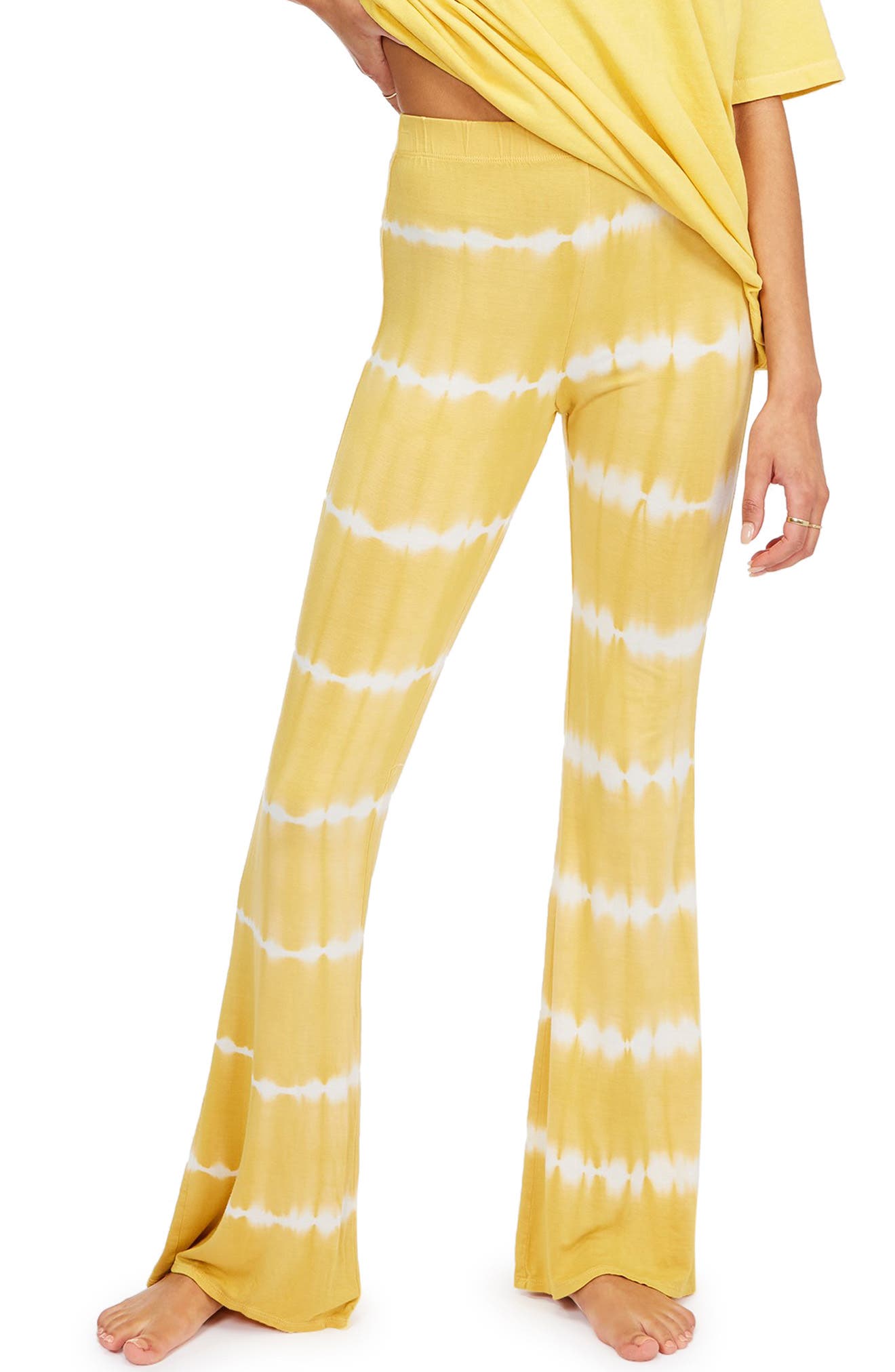 yellow billabong pants