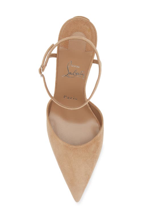 Christian Louboutin Condora Riviera Ankle Strap Pump In Lionne/lin Lionne