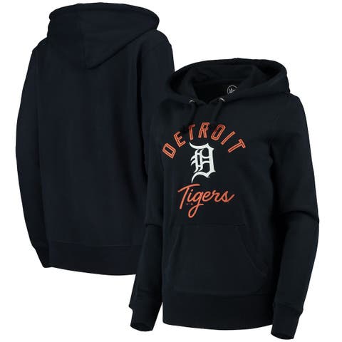 Women's Soft as a Grape Navy Detroit Tigers Line Drive Full-Zip Hoodie