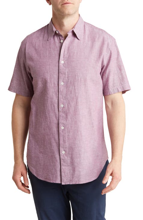 Lucky Brand Paisley Purple Short Sleeve Top Size 3X (Plus) - 64