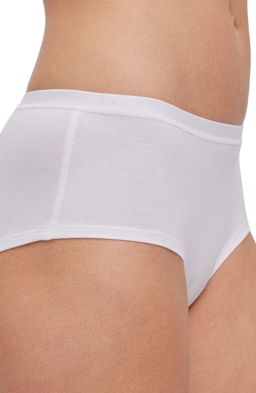 Falke Daily Climate Cotton Blend Hipster Briefs In White