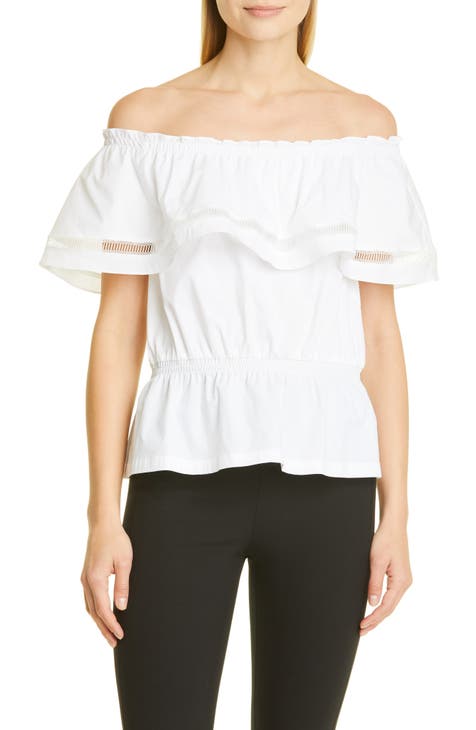 Women's White Off the Shoulder Tops | Nordstrom