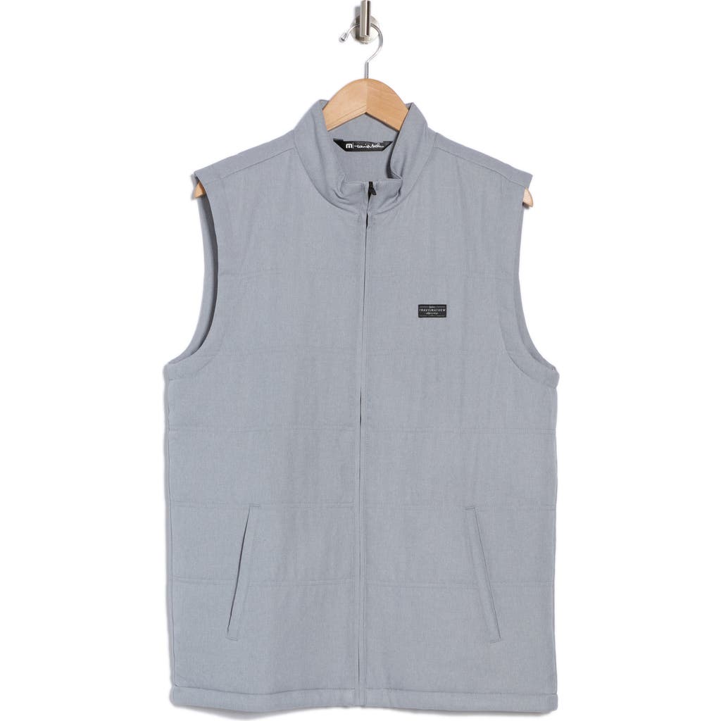 Travismathew Seaboard Vest In Heather Sleet