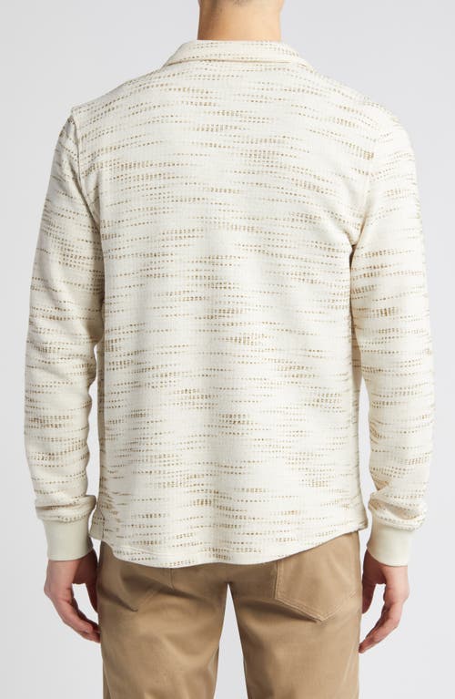 Robert Barakett Heller Button-up Overshirt In Cream