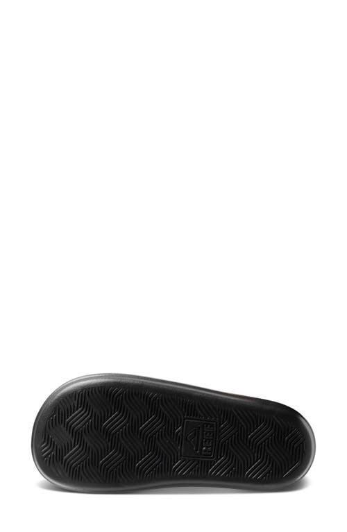 Shop Reef Cushion Bondi Flip Flop In Black/black