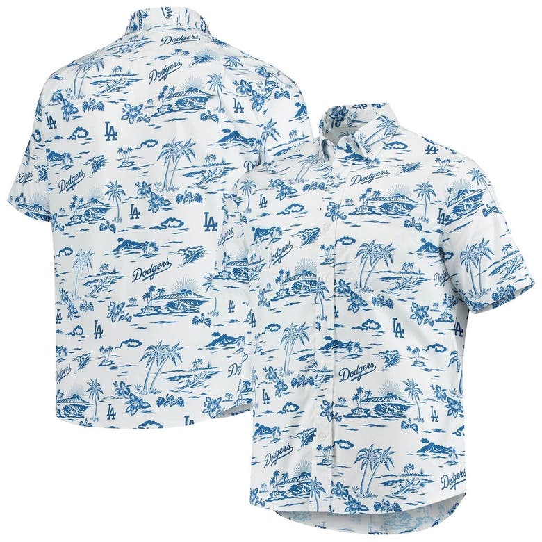 Reyn Spooner White Los Angeles Dodgers Kekai Button-down Shirt | ModeSens