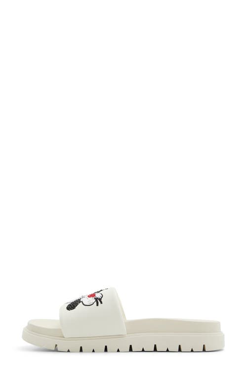 Shop Aldo X Looney Tunes Slide Sandal In White