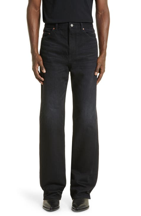 SAINT LAURENT Wide-Leg Cotton-Jersey Sweatpants for Men