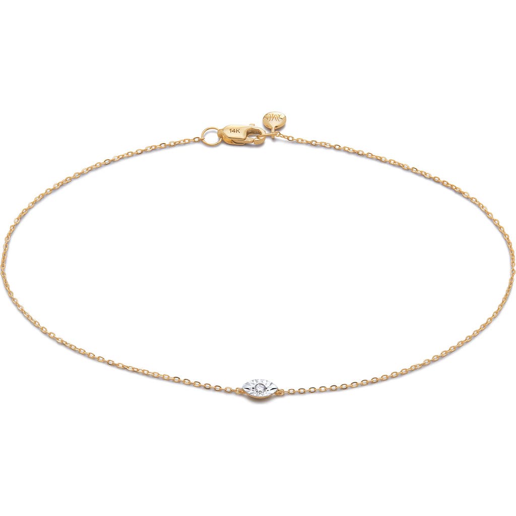 Monica Vinader 14kt Recycled Yellow Gold Diamond Bracelet In 14k Gold