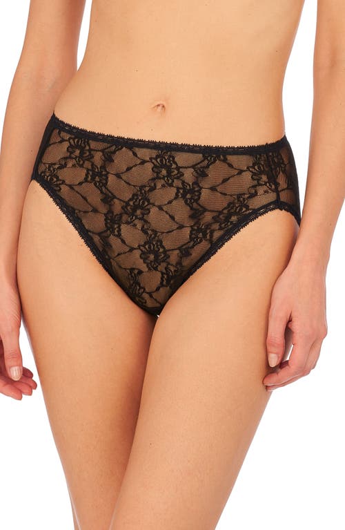 Bliss Allure Lace French Cut Panties in Black