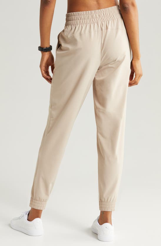 Shop Zella All Day Every Day Joggers In Tan Thread