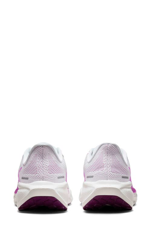 Shop Nike Air Zoom Pegasus 41 Running Shoe In White/black/pink