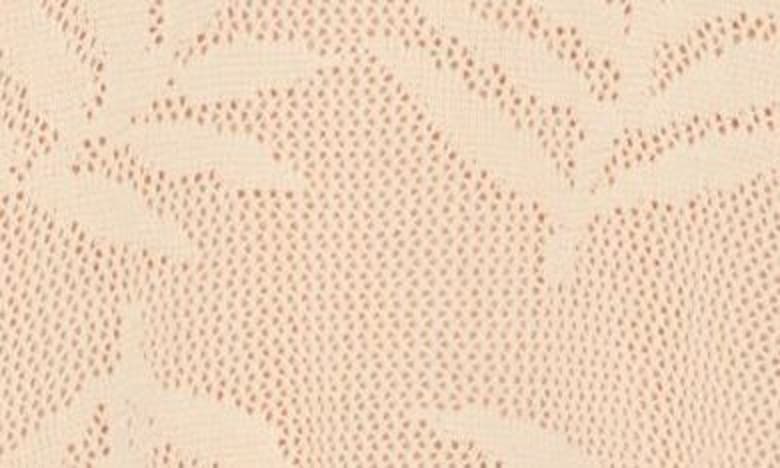 Dr2 By Daniel Rainn Cotton Jacquard Short Sleeve Sweater In Sand