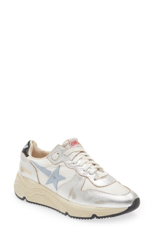 Golden Goose Running Sole Sneaker In Metallic