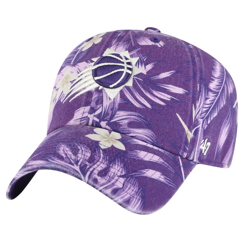47 ' Purple Phoenix Suns Tropicalia Floral Clean Up Adjustable Hat
