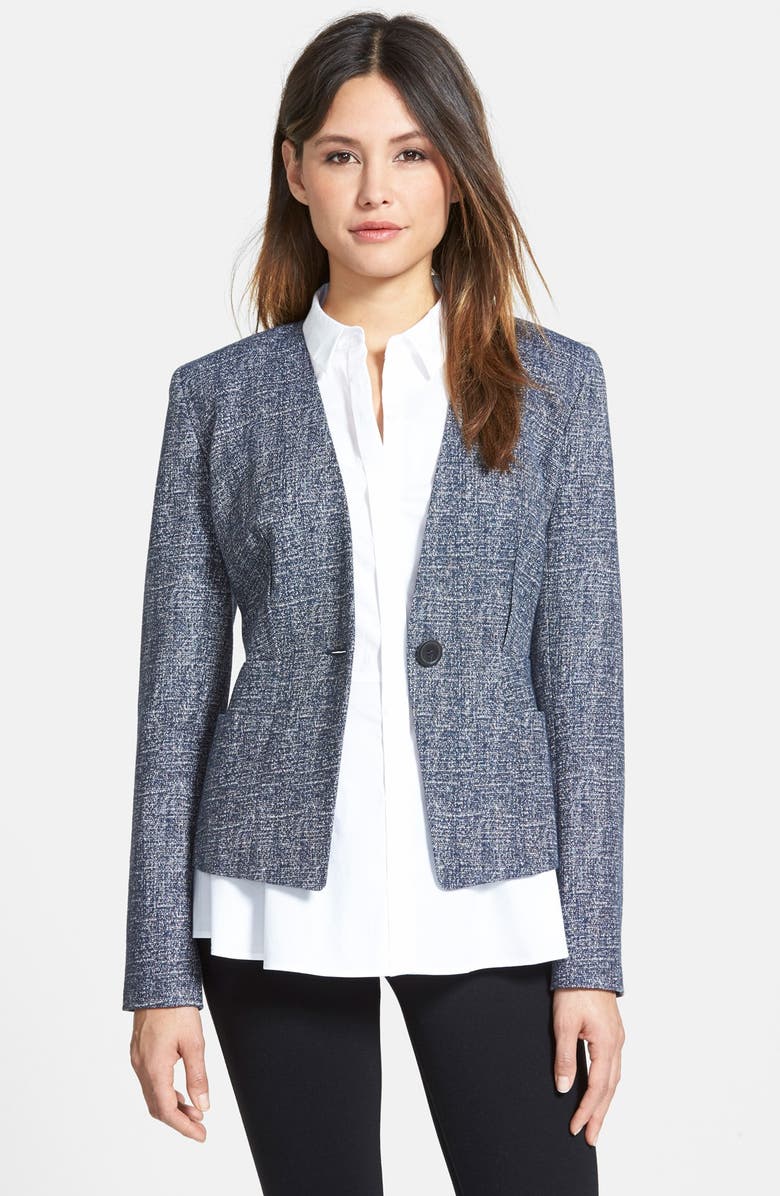 Classiques Entier® One-Button Tweed Jacket | Nordstrom
