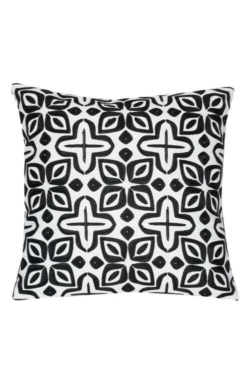 Rochelle Porter Beauty Cotton Accent Pillow in White/Black at Nordstrom, Size 20X20