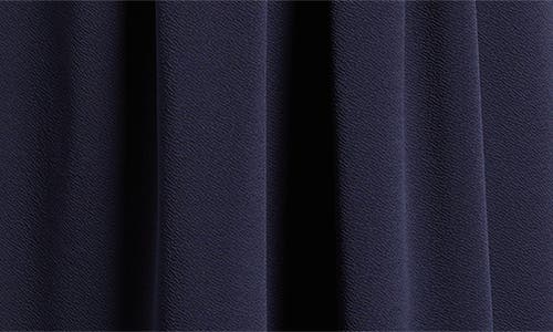 24seven Comfort Apparel Elastic Waist Pleated Pocket Midi Skirt In Navy