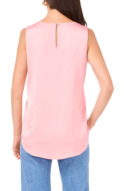Vince Camuto Sleeveless High-low Top In Faded Rose