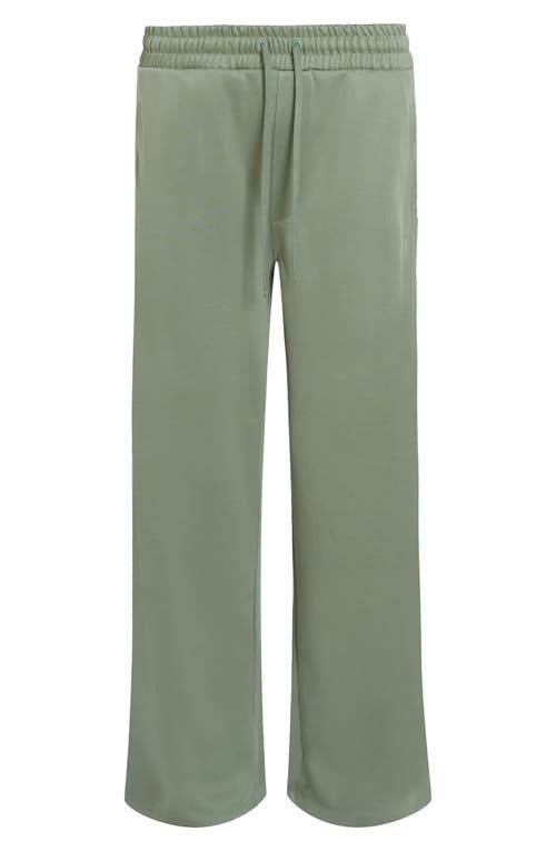 Shop Allsaints Beck Wide Leg Sweatpants In Shamrock Green