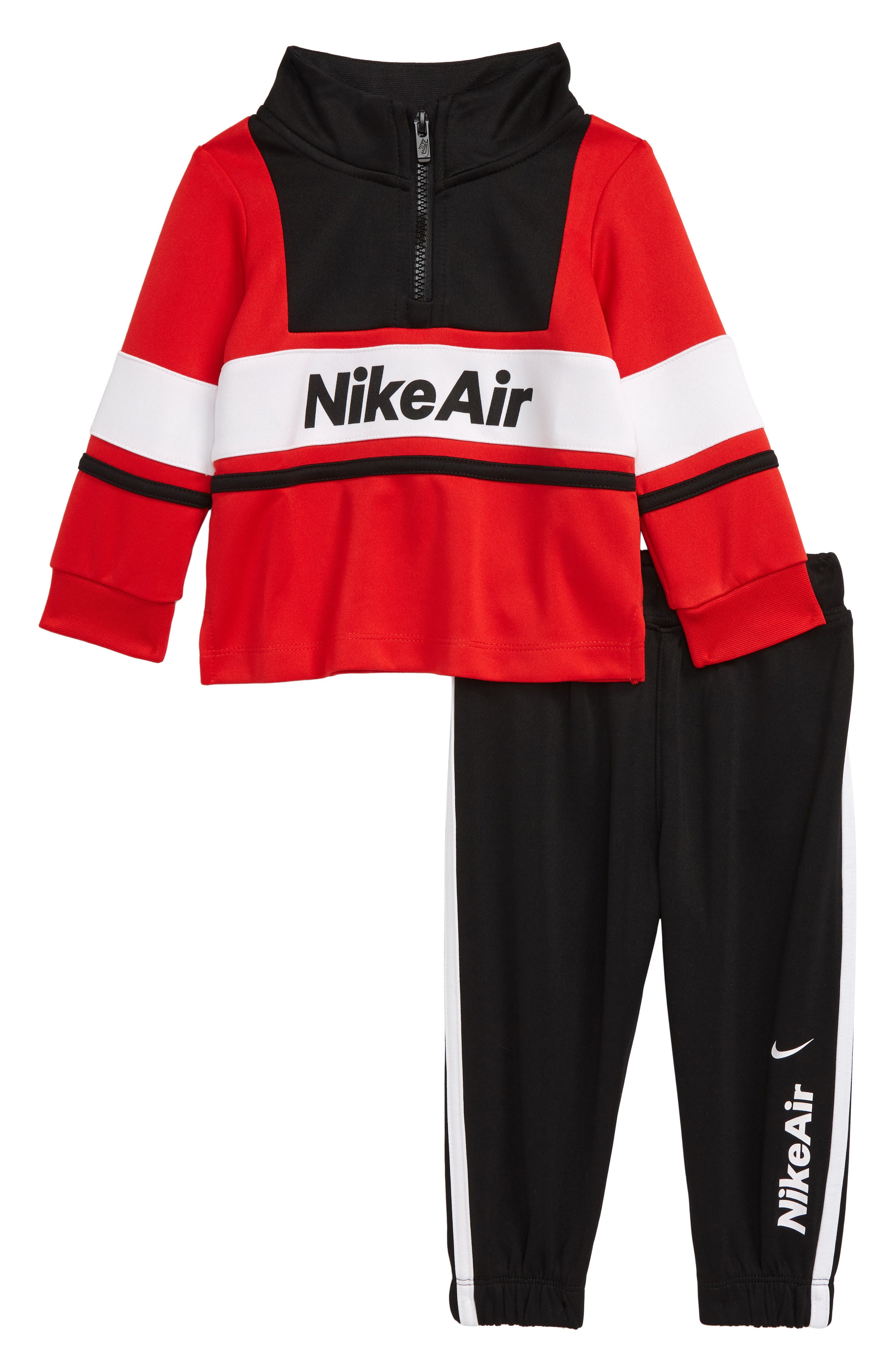 nike sportswear air half zip crop pullover