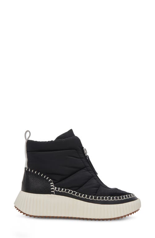 Dolce Vita Devlin High Top Platform Sneaker In Black Nylon