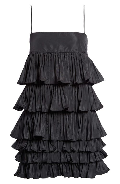ALEXIS Corsini Ruffle Dress in Black