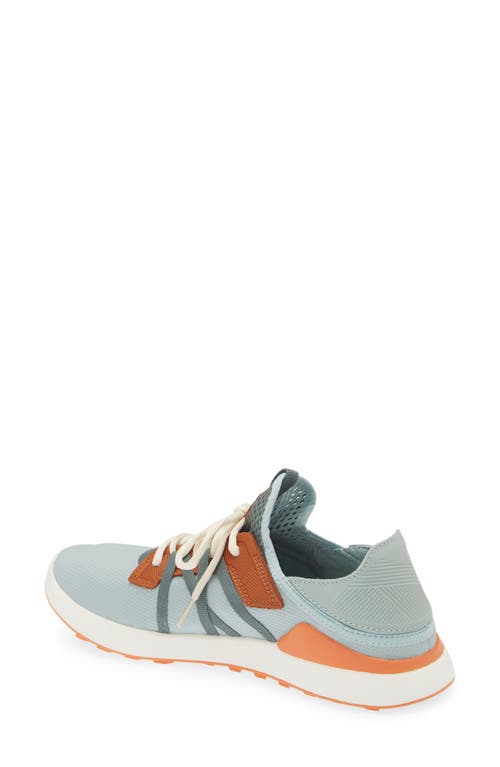 Shop Olukai Manele Golf Shoe In Pale Moss/molten Orange