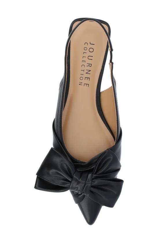 Journee Collection Sabrina Slingback Flat In Black