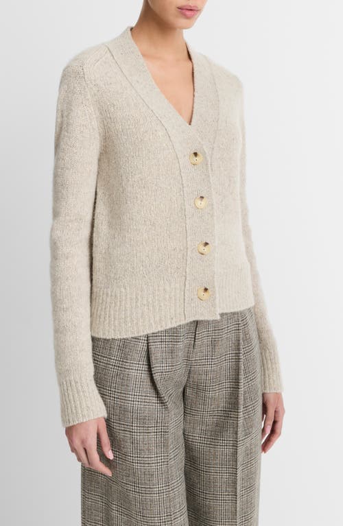 VINCE VINCE DONEGAL CASHMERE V-NECK CARDIGAN 