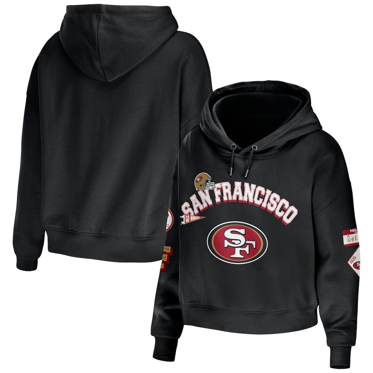 WEAR by Erin Andrews Women's White, Scarlet San Francisco 49ers