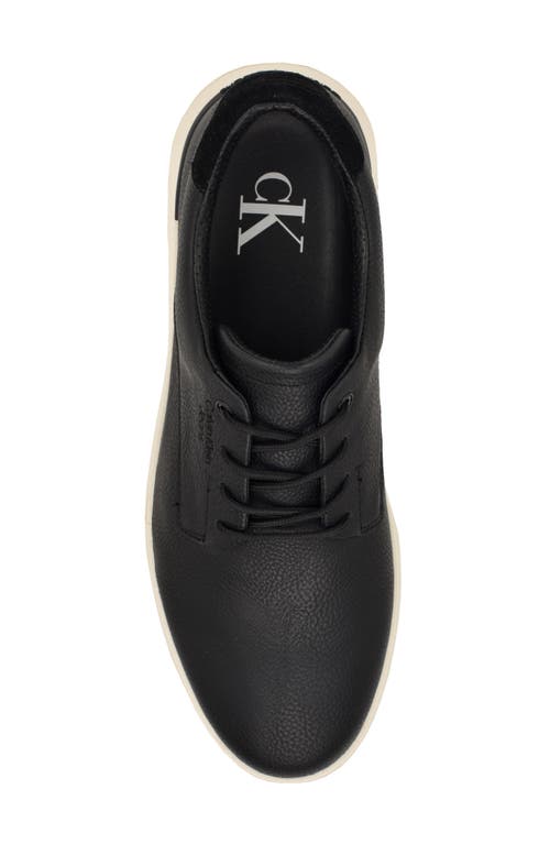 Shop Calvin Klein Gravin Derby Sneaker In Black