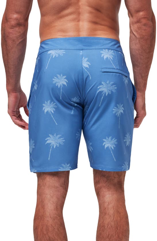 Shop Travis Mathew Island Life Swim Trunks In Quiet Harbor