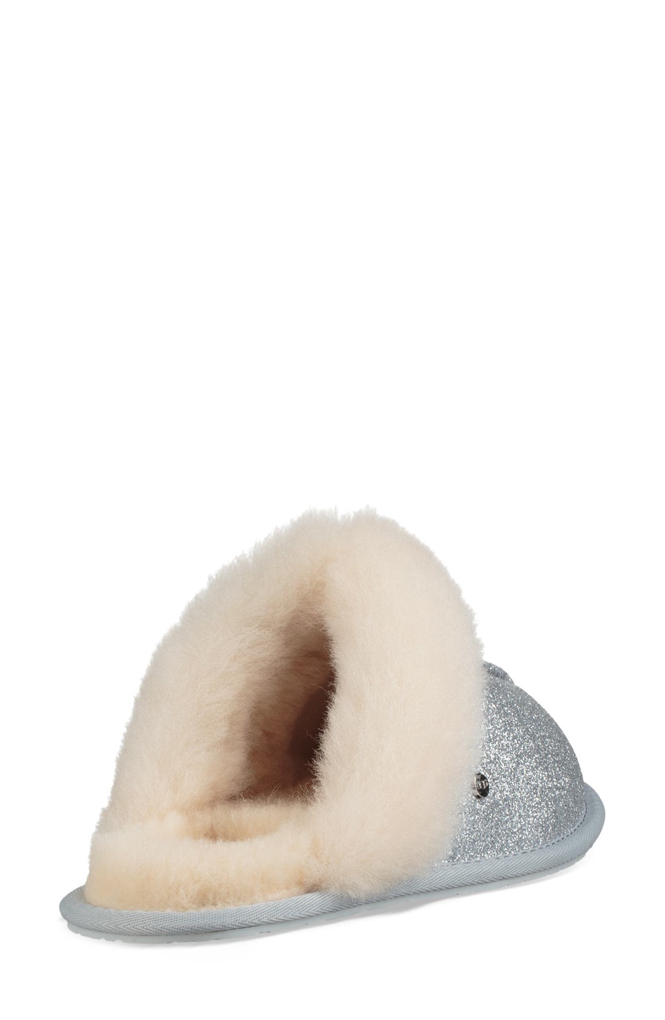 silver glitter ugg slippers