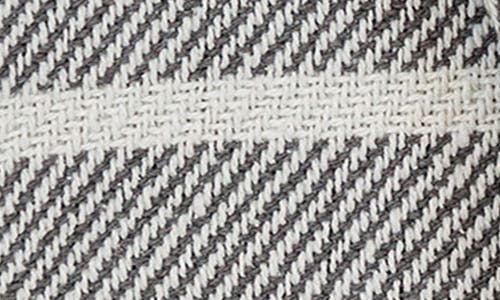 Shop Parkland Collection Mio Stripe Handloomed Throw Blanket In Gray