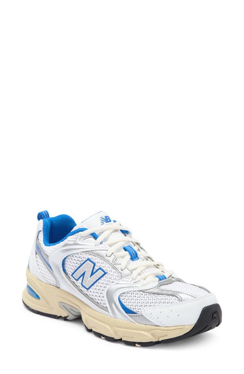 New Balance Gender Inclusive 530 Sneaker White/Blue Oasis at Nordstrom, Women's