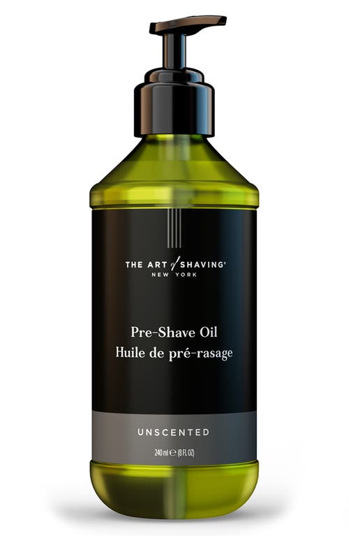 The Art of Shaving ® Large Unscented Pre-Shave Oil with Pump