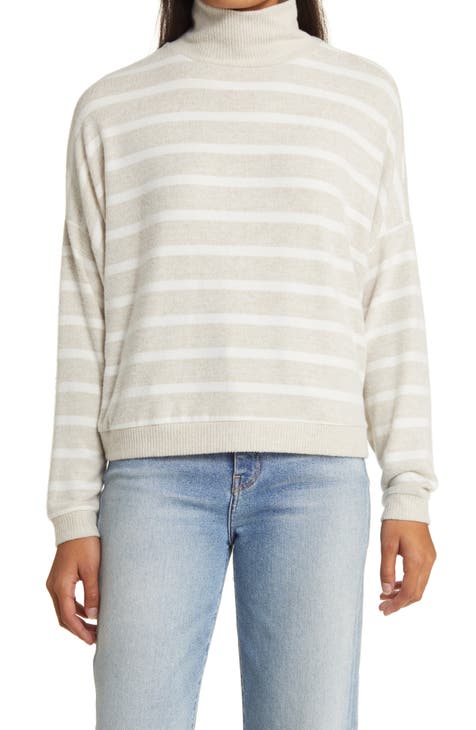 Lucky Brand Live in Love Size S Women's Pullover Sweater/loose Blue & White  Stripes Pullover Sweater/beautiful Honeycomb Sweater -  Canada