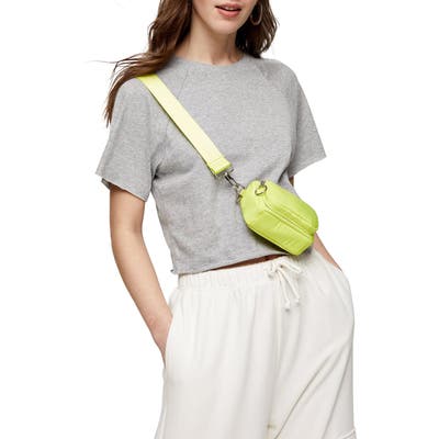 Topshop Raglan Crop T-Shirt, US (fits like 0) - Grey