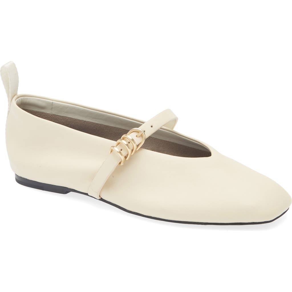Rag & Bone Spire Mary Jane Flat In Neutral