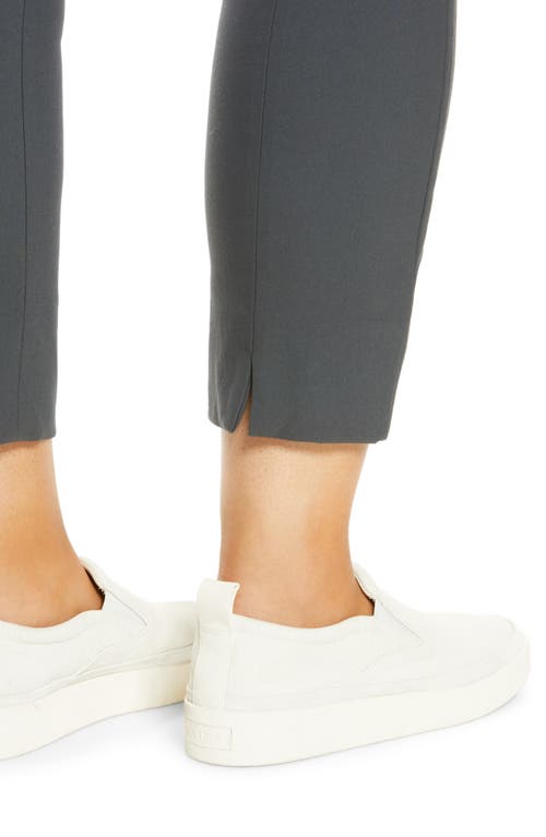 Shop Vince Front Seam Leggings In Dark Grey