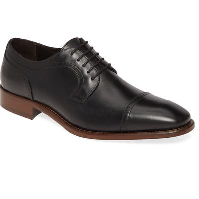 Johnston & Murphy Cormac Cap Toe Derby- Black