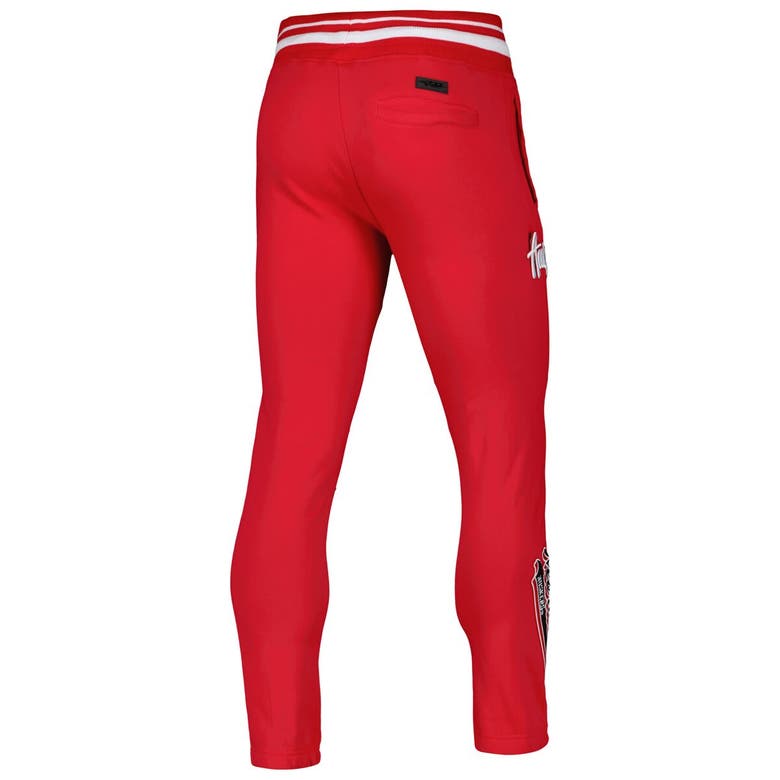 Shop Pro Standard Scarlet Nebraska Huskers Script Tail Fleece Sweatpants
