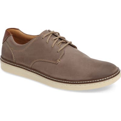 Johnston & Murphy Mcguffey Plain Toe Sneaker- Grey