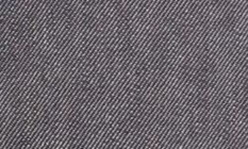 Courrèges Reversed Denim Mini Skirt Hem Asymmetric In Dark Heather Grey